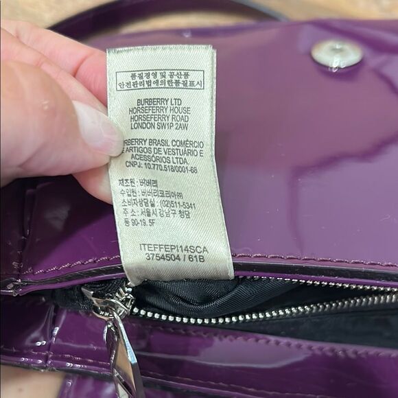 Burberry Purple Crossbody Bag with Dustbag - Picture 13 of 16